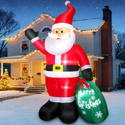 FunFanso Santa front view showing cheerful pose and gift bag benefit
