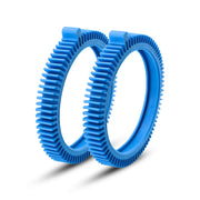 Funmit blue front tires in packaging showing pair and ready-to-install