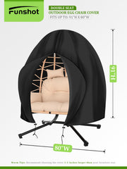Funshot fabric close-up highlighting 210D polyester texture and waterproof benefit