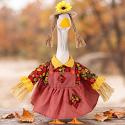 FuWeave front view of goose outfit showing dress and hat for seasonal curb appeal