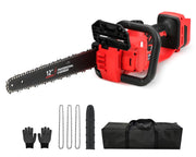 FXAFXA front view showing compact 12-inch cordless chainsaw benefit quick handling