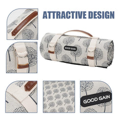 G GOOD GAIN waterproof backing protecting from damp grass and wet sand
