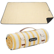 G GOOD GAIN front folded blanket showing compact carry convenience