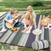 G GOOD GAIN front view of full 80x80 blanket shows roomy picnic space