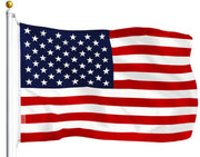 G128 3x5 ft flag front view showing vibrant colors and clear stars benefits durable display