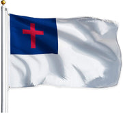 G128 flag front view showing vibrant cross design and clear colors