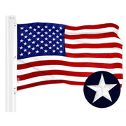 G128 flag front view showing full 5x8 dimensions and vibrant colors for clear display