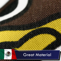 G128 Mexico flag flying on a pole outdoors for reliable display