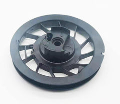 Gabasinover recoil pulley front view showing mounting features and precise fit for easy replacement