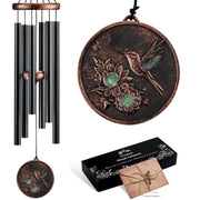 Gabzart hummingbird front view showing vintage finish and overall charm