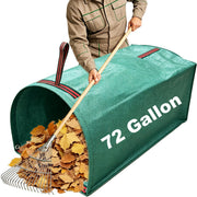 GADougen front view showing plastic ring and upright dustpan benefit