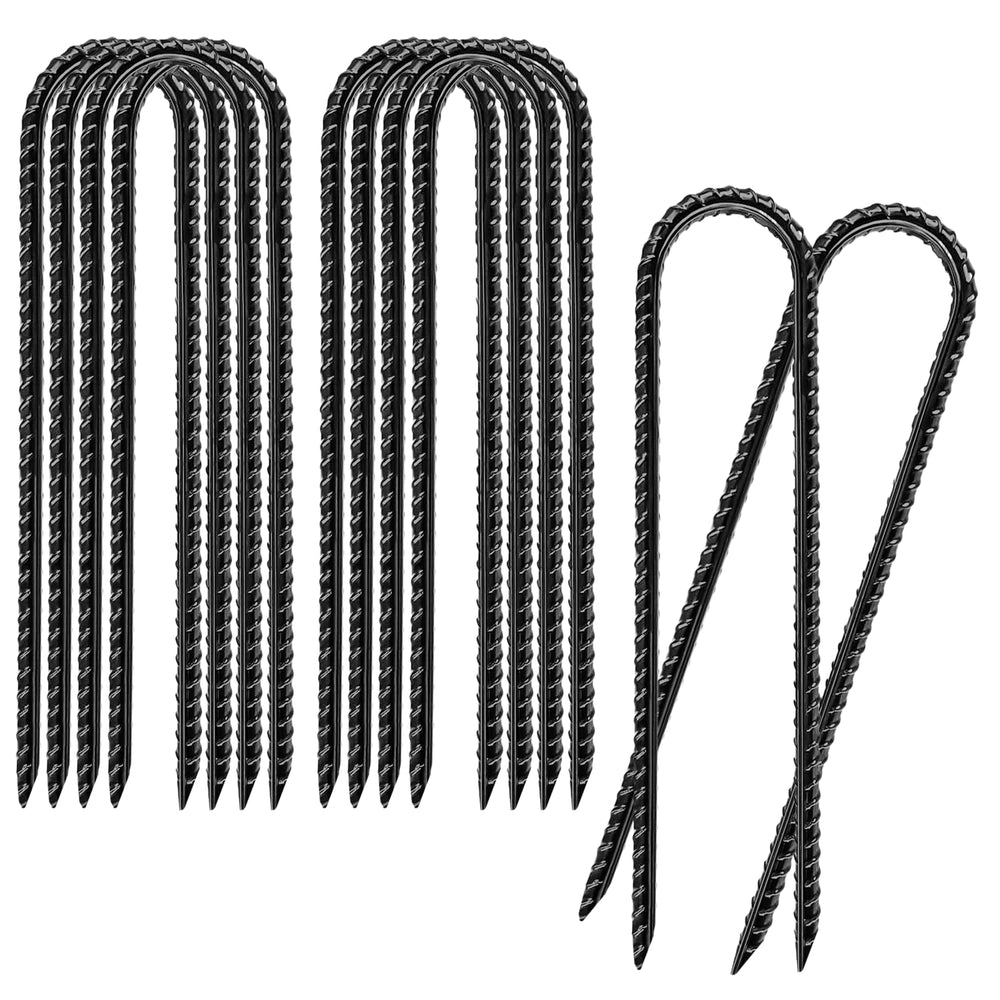 gaildon front packaging showing ten u-shaped stakes and product label for quick identification and convenience
