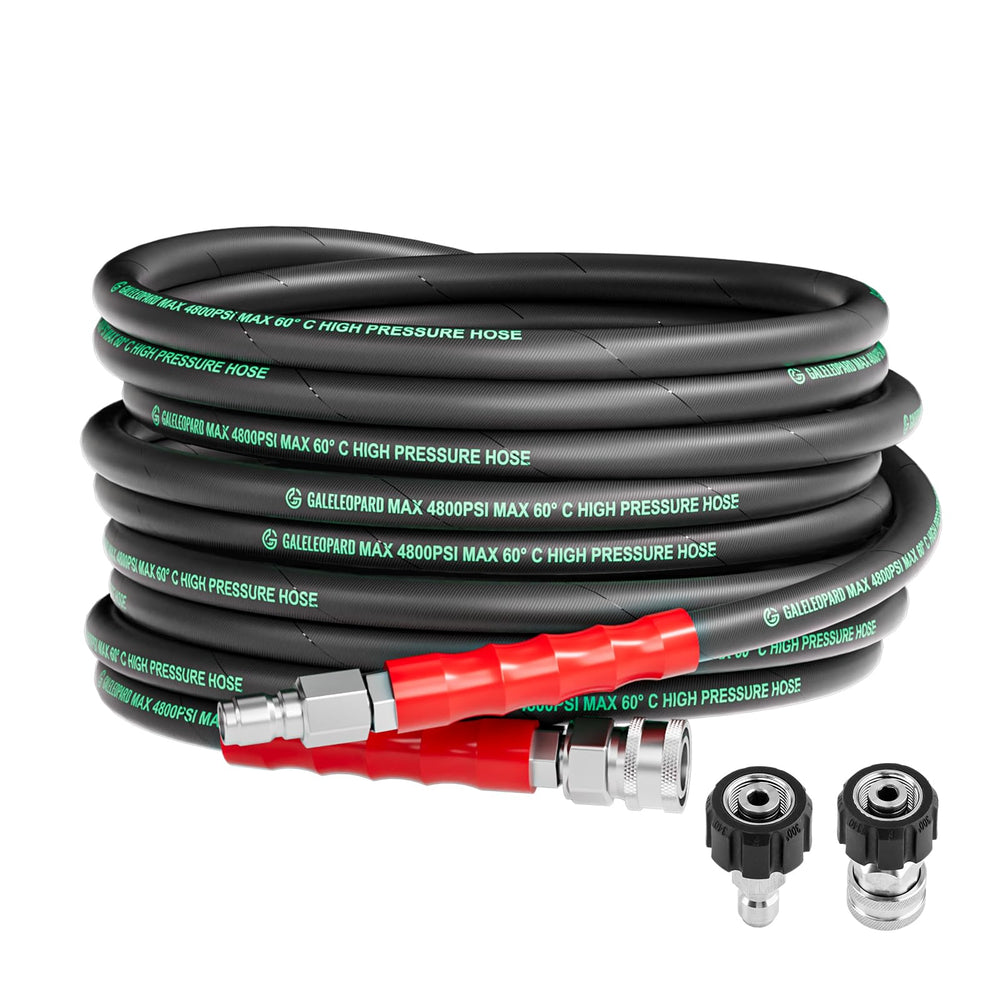 GALELEOPARD front packaging showing durable 25ft hose benefits