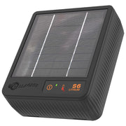 Gallagher S6 front panel showing controls and indicator lights for reliable fence monitoring