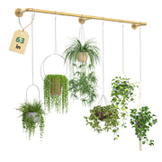 Galood gold hanger front view shows sleek design and elegant finish benefit display