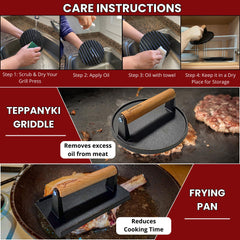 Gamalou 3-in-1 patty maker forming uniform patties and stuffed burgers