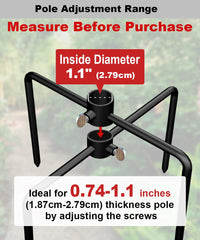 Garbuildman close-up of steel prongs demonstrating durable ground grip