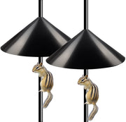 Garbuildman front view on shepherd hook showing protection benefit