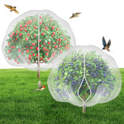 Garden Tailor front view of netting showing full protective coverage and easy harvest