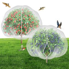 Garden Tailor front view of netting showing full protective coverage and easy harvest