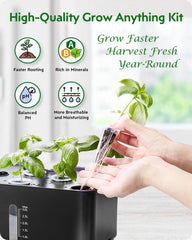 GARDENCUBE pod baskets and domes detail showing durable reusable plastic