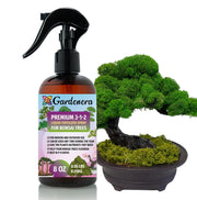 Gardenera bottle front view showing label and 8oz size for easy identification and storage