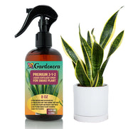 Gardenera front label on 8oz bottle showing product identity and easy use benefit