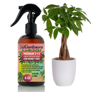 gardenera front label showing bottle and clear instructions for easy feeding