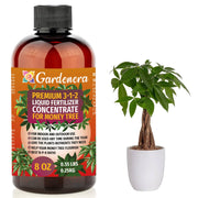 Gardenera bottle front packaging showing label and 8oz size, clear usage benefit