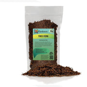 Gardenera front bag showing product and quantity, sustainable fiber benefit