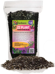 Gardenera front packaging showing product and benefits for healthy ZZ Plant roots