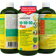 GARDENWISE front label on 32 oz bottle showing product name and benefits