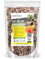 GARDENWISE front packaging shows 5-quart bag and clear product purpose