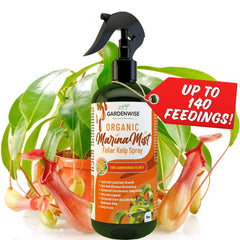 GARDENWISE bottle front label showing product name and organic kelp benefits