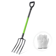 GARDENWORK pitch fork front view showing sturdy tines for reliable lifting