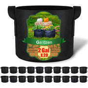 Gardzen front view of 2-gallon grow bag showing shape and capacity benefit