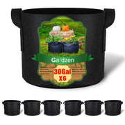 Gardzen front view of 30 gallon grow bag showing sturdy shape and capacity benefit