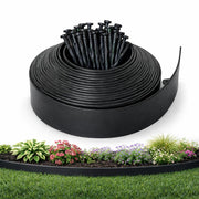 Gardzen front view edging showing full 40-foot length and clean border benefit