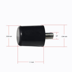 Garpernics close-up of M8 threaded insert showing secure fit benefit