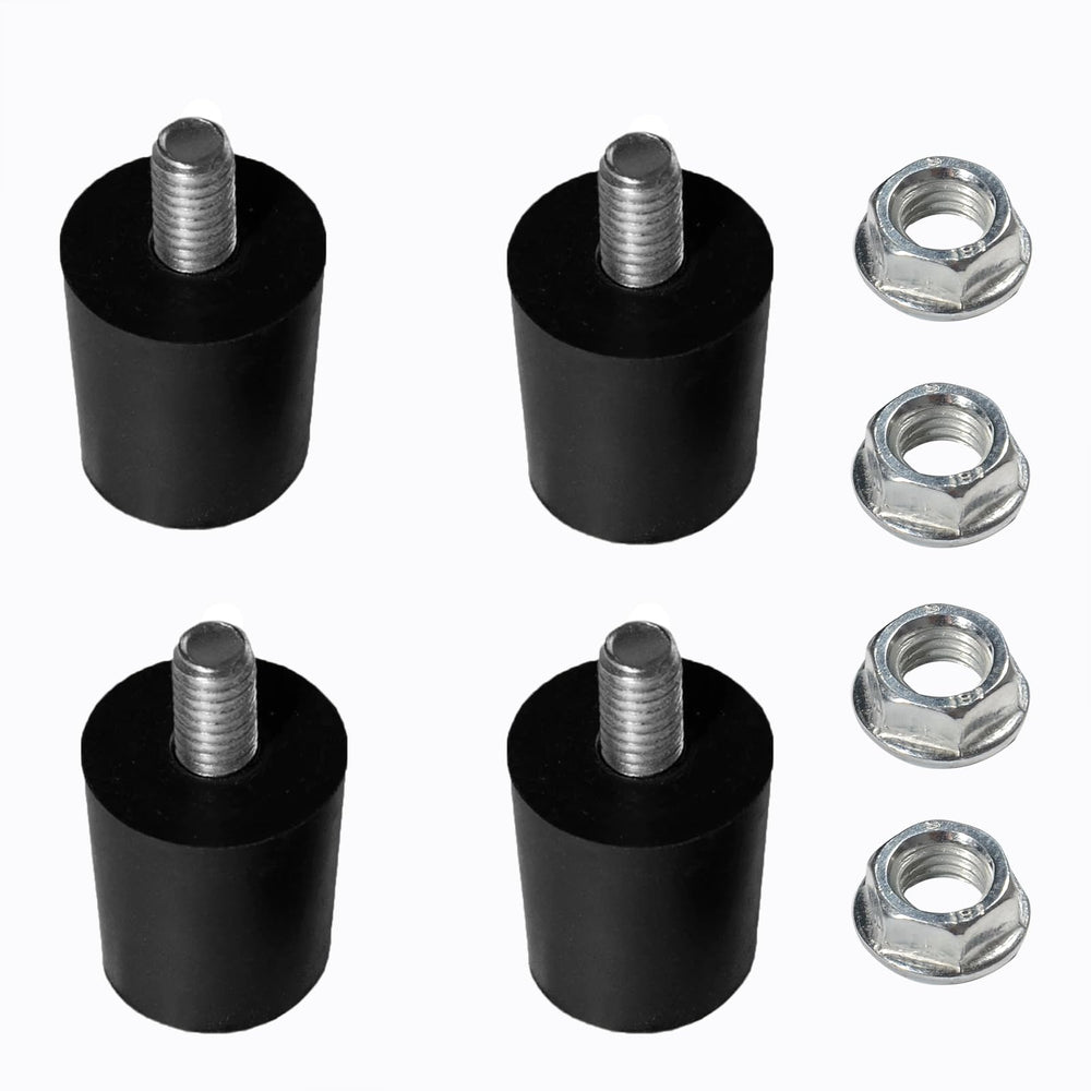 Garpernics rubber feet front view showing four-piece replacement benefits