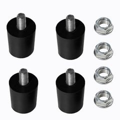 Garpernics rubber feet front view showing four-piece replacement benefits