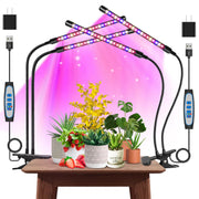 Garpsen dual-head clip light front view showing compact design and easy attachment