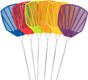 Garsum front view of six-pack swatters showing durable handles and heads for easy storage