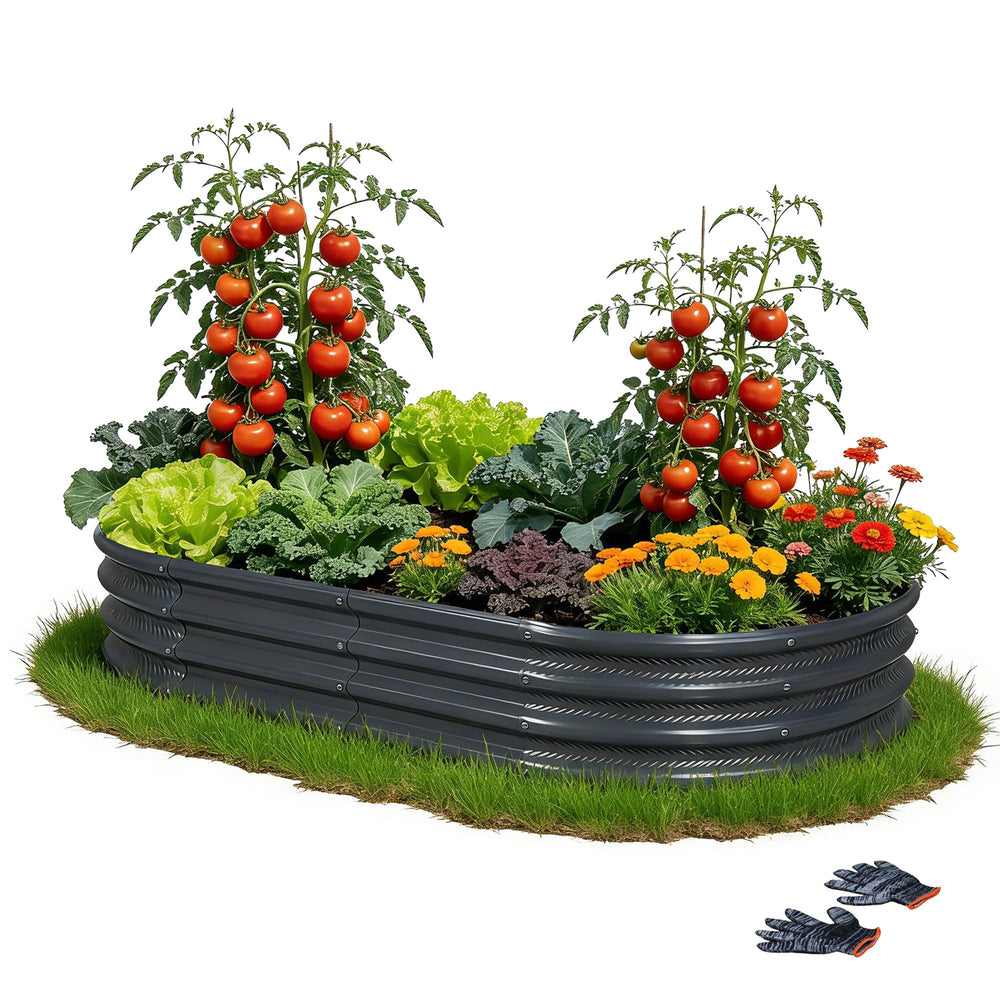 Gartist front view assembled planter showing durable design and neat finish