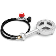 Gas One cast-iron burner head front view showing durable construction and reliable heat