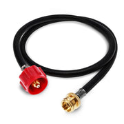 Gas One front connector and hose showing quick connection benefit