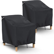 Gasadar front view patio chair covers showing full protection benefit
