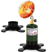 GasCalorix front view showing compact heater and quick setup benefit