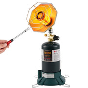 Gasfargo heater front view showing compact design and quick warmth