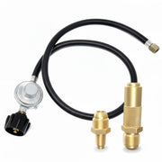 GasOne front product view showing hose and regulator for immediate use